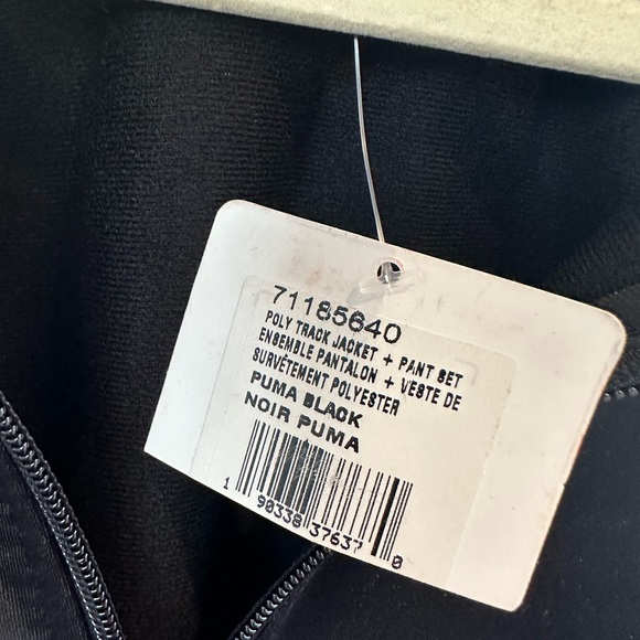 Puma boys sz 7 nwt puma track jacket. Blue and black and grey. - Picture 4 of 4